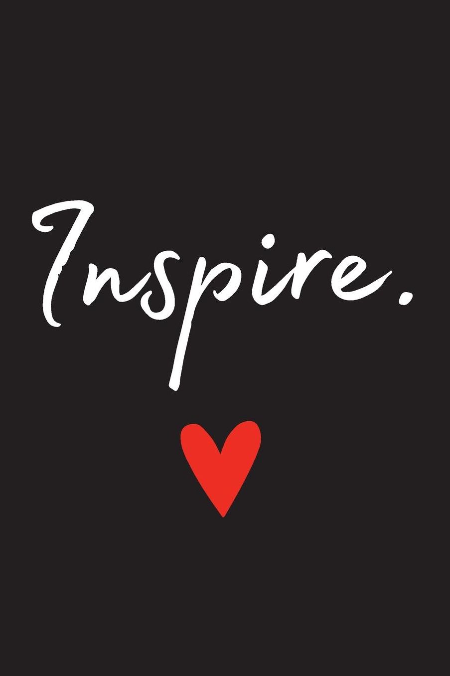 Inspire (Black): Inspirational Notebook / Journal