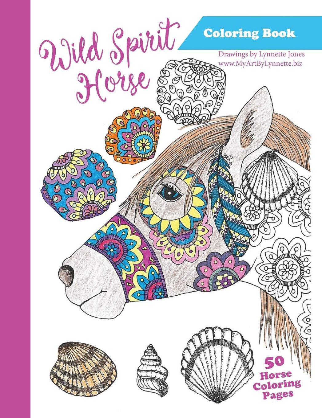 Wild Spirit Horse Coloring Book: The Wild Horses of Assateague