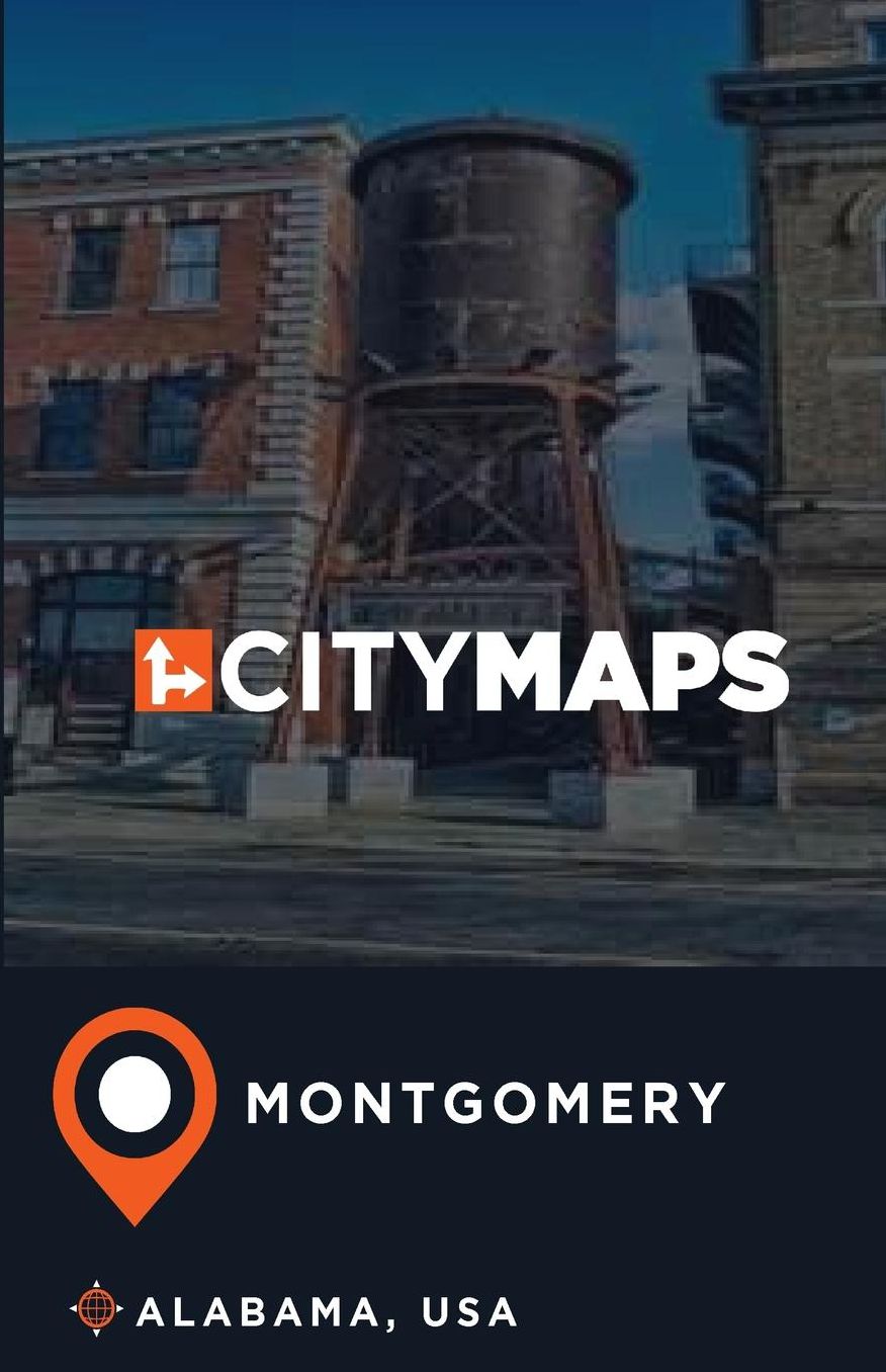 City Maps Montgomery Alabama, USA