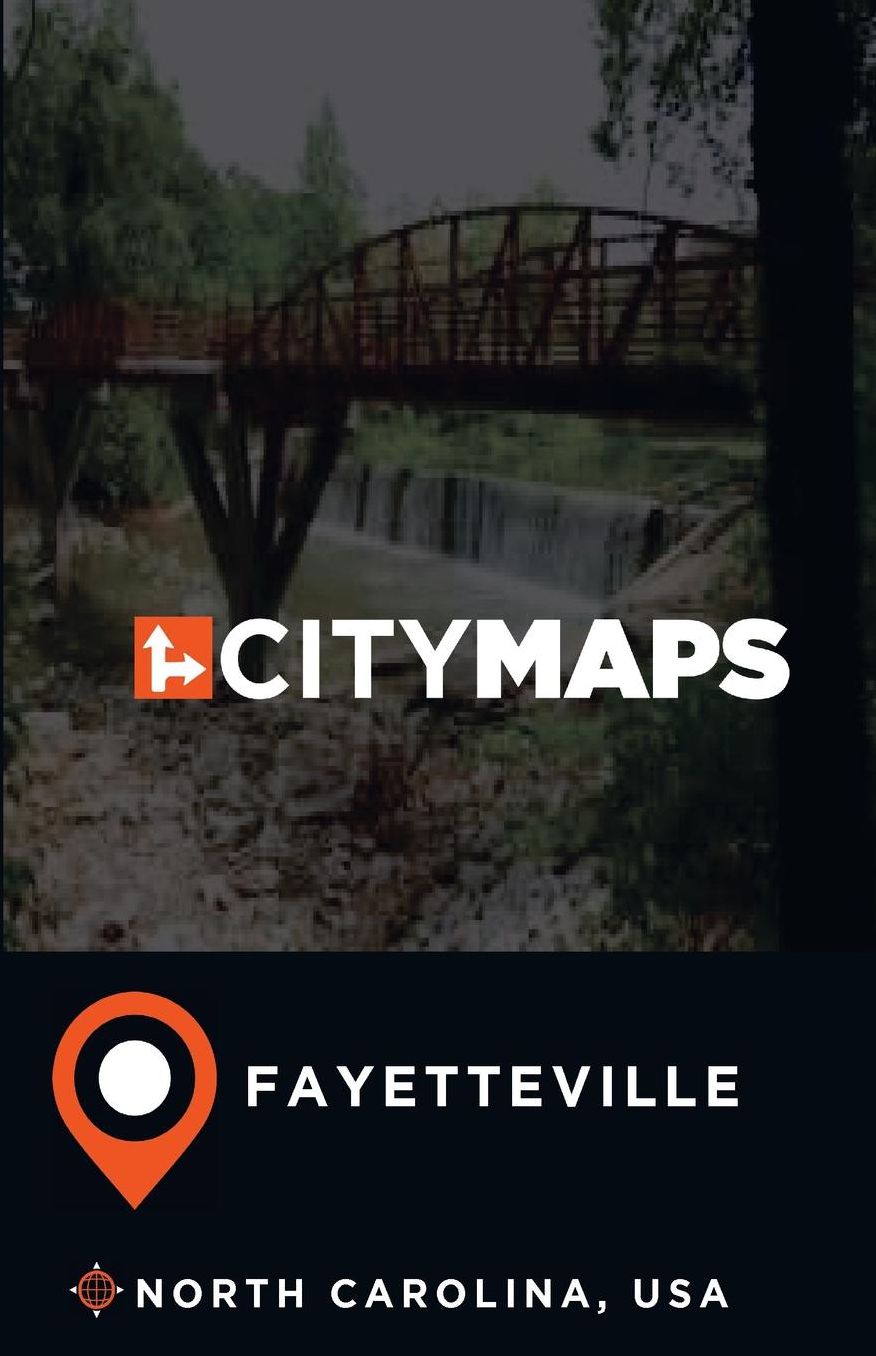 City Maps Fayetteville North Carolina, USA