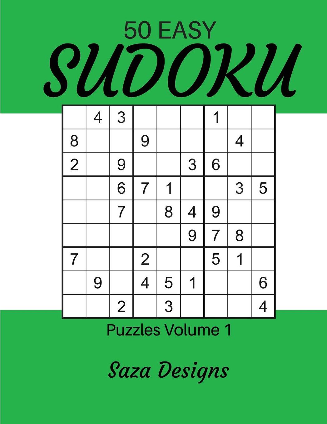 50 Easy Sudoku Puzzles Volume 1