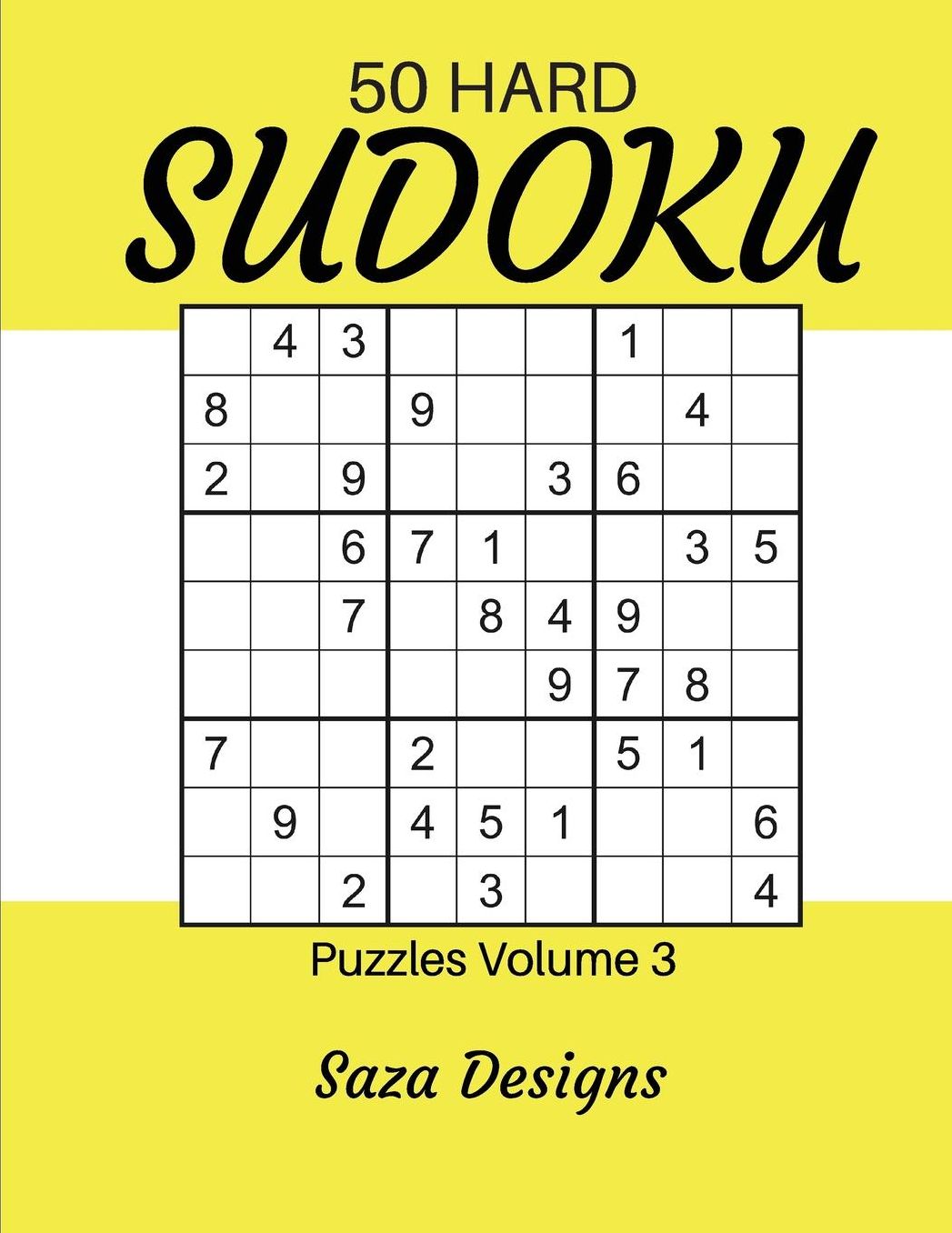 50 Hard Sudoku Puzzles Volume 3