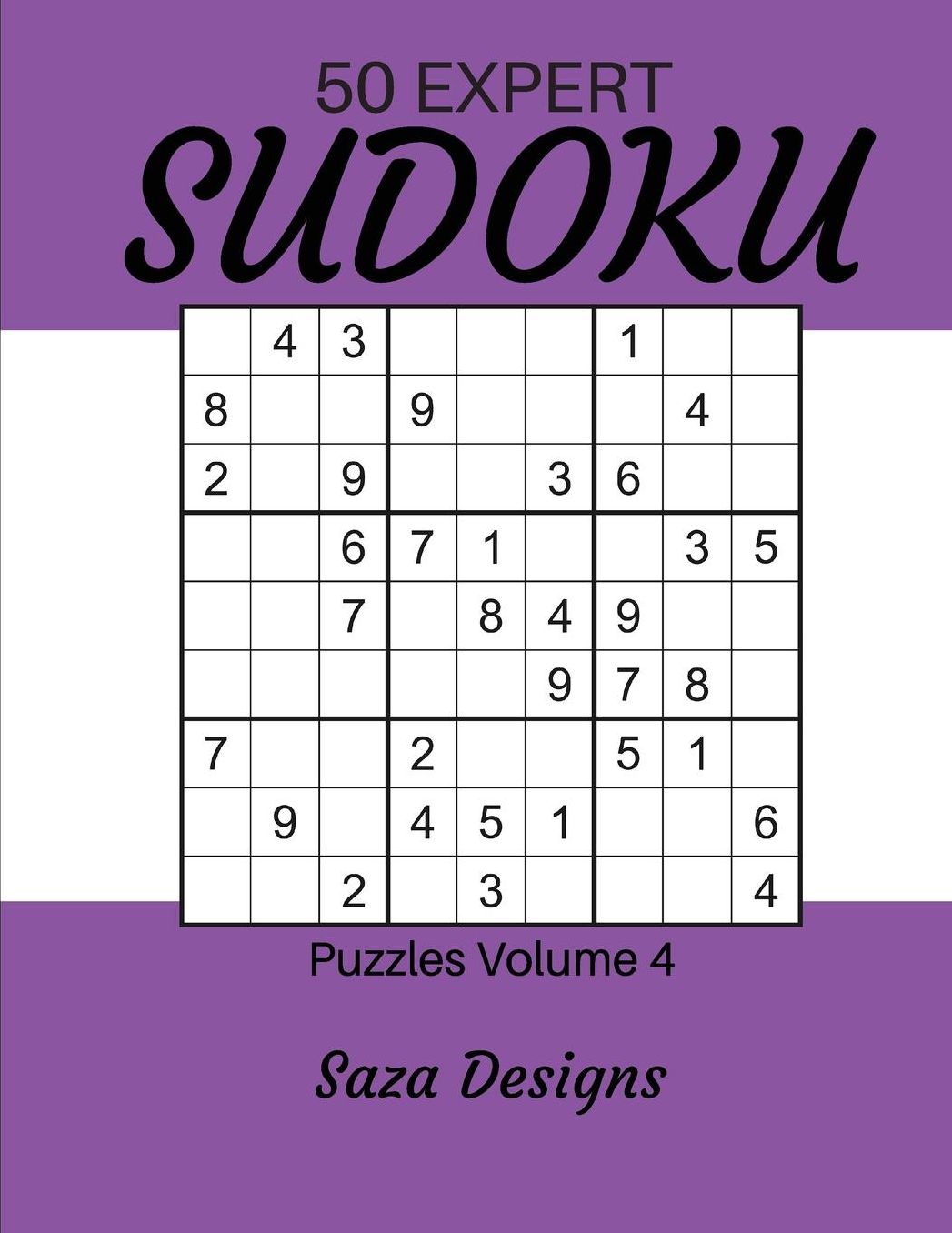 50 Expert Sudoku Puzzles Volume 4