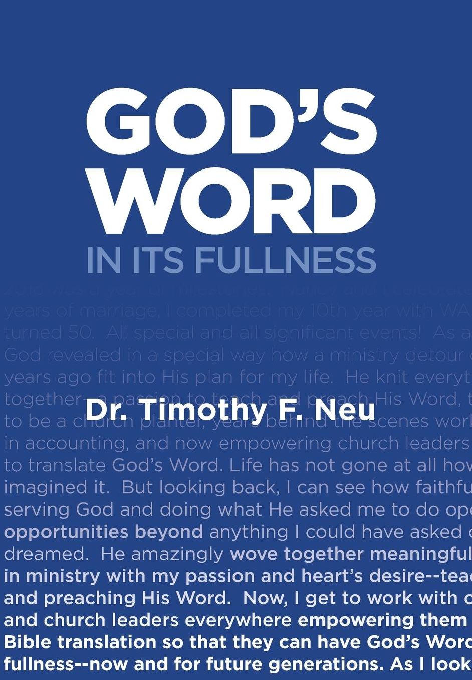 God's Word in Its Fullness