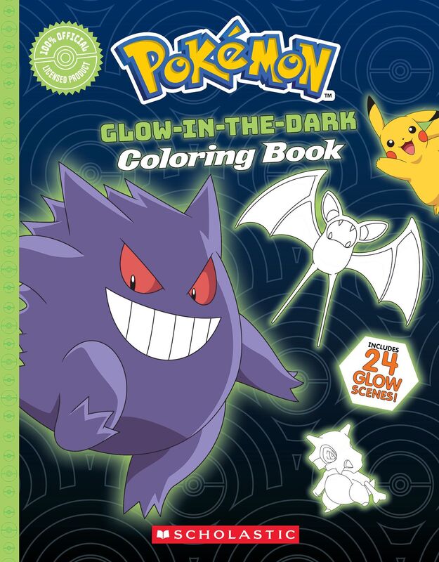 Pok mon Glow-in-the-Dark Coloring Book