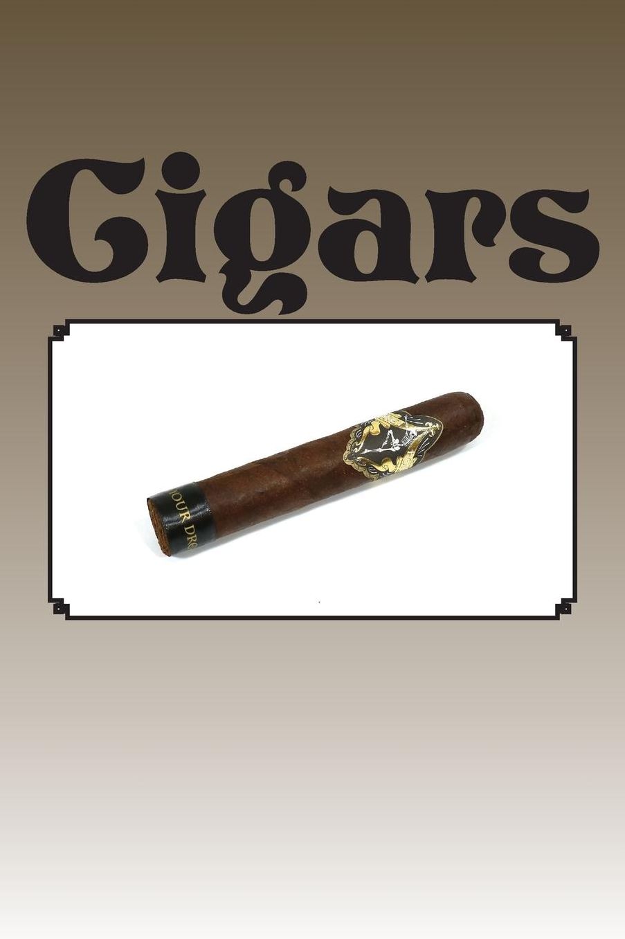 Cigars: journal or notebook with 150 lined pages