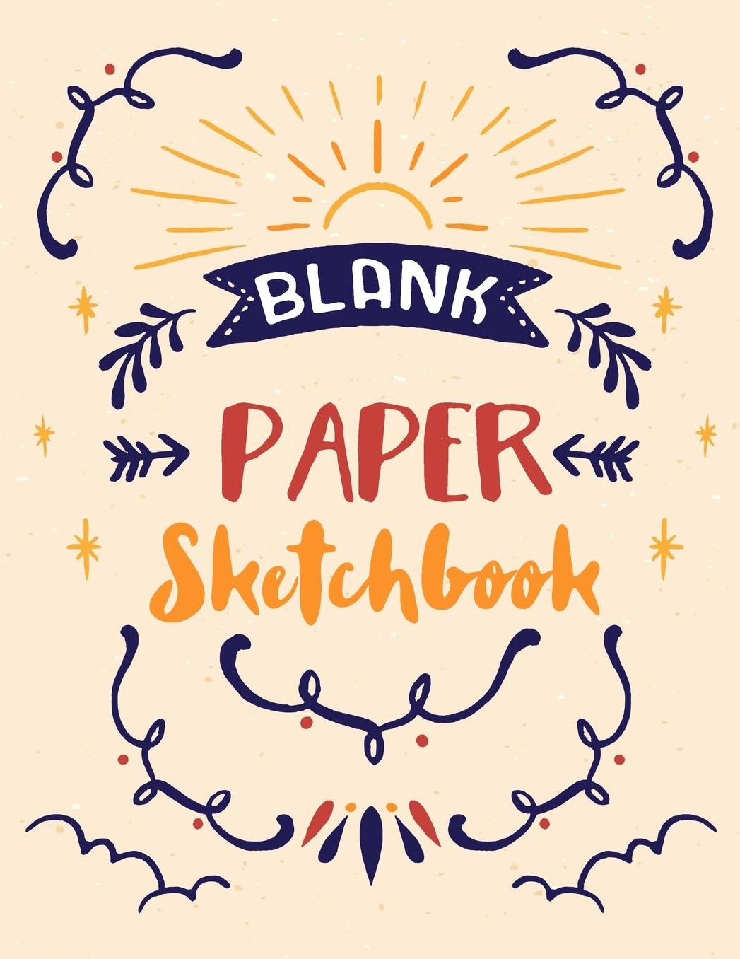 Blank Paper Sketchbook: Graph Paper Notebook