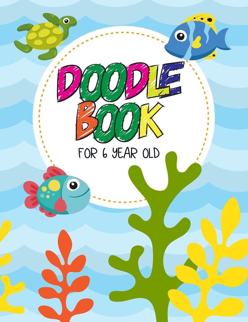 Doodle Book For 6 Year Old: Graph Paper Notebook