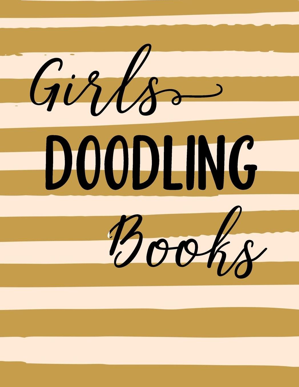 Girls Doodling Books: Graph Paper Notebook