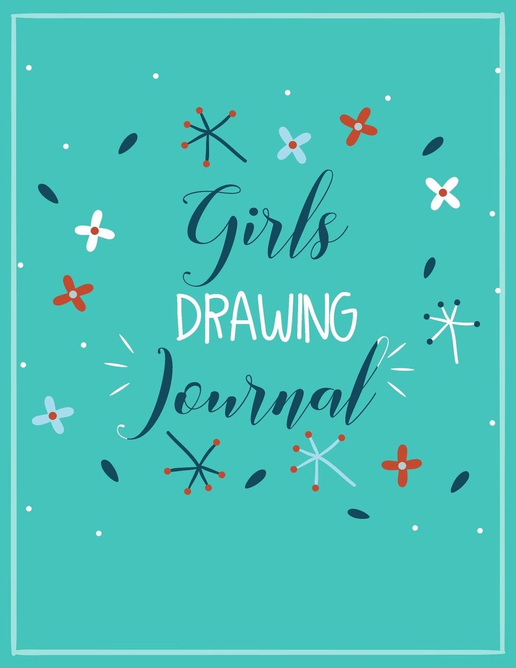 Girls Drawing Journal: Graph Paper Notebook