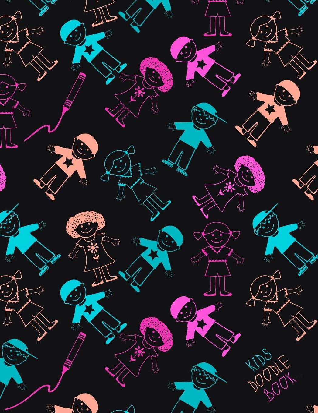 Kids Doodle Book: Graph Paper Notebook