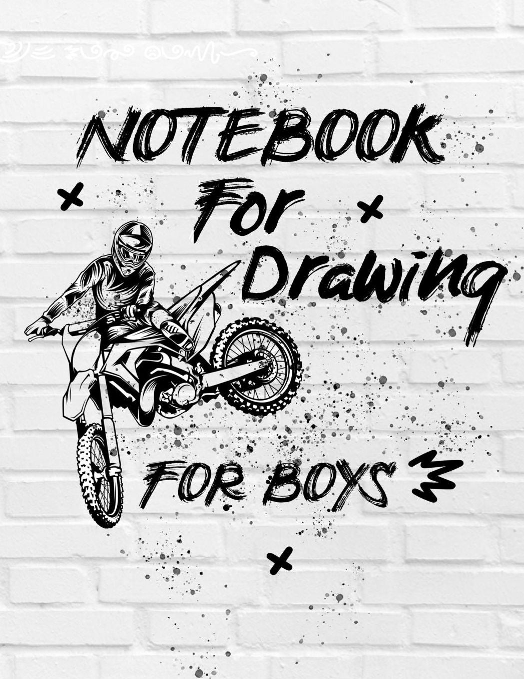 Notebook For Drawing For Boys: Graph Paper Notebook