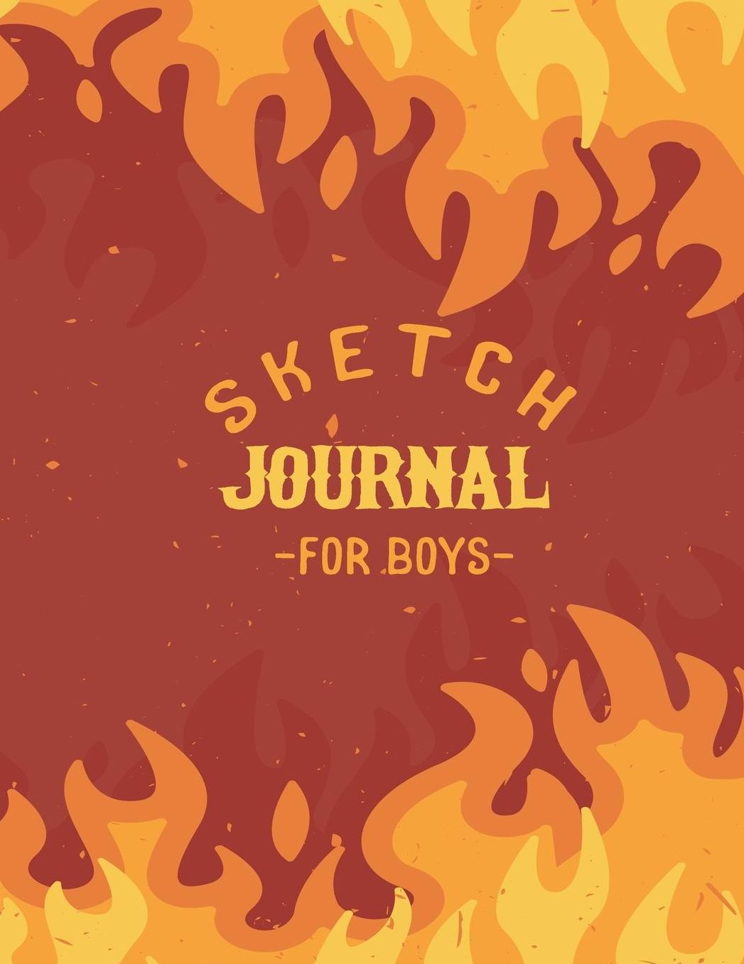 Sketch Journal For Boys: Graph Paper Notebook