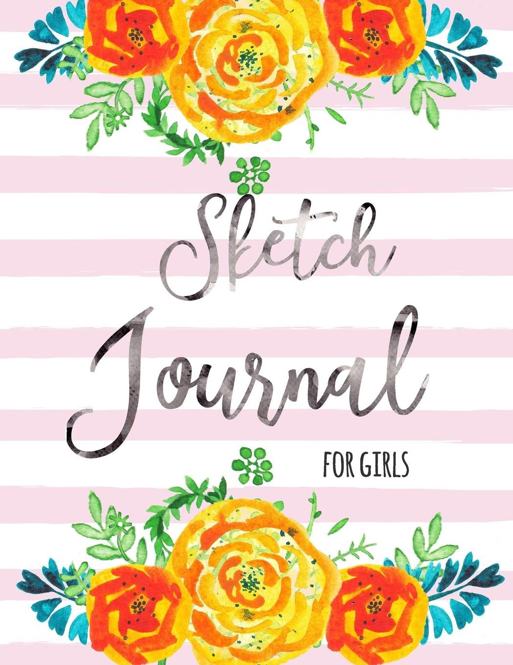 Sketch Journal For Girls: Graph Paper Notebook