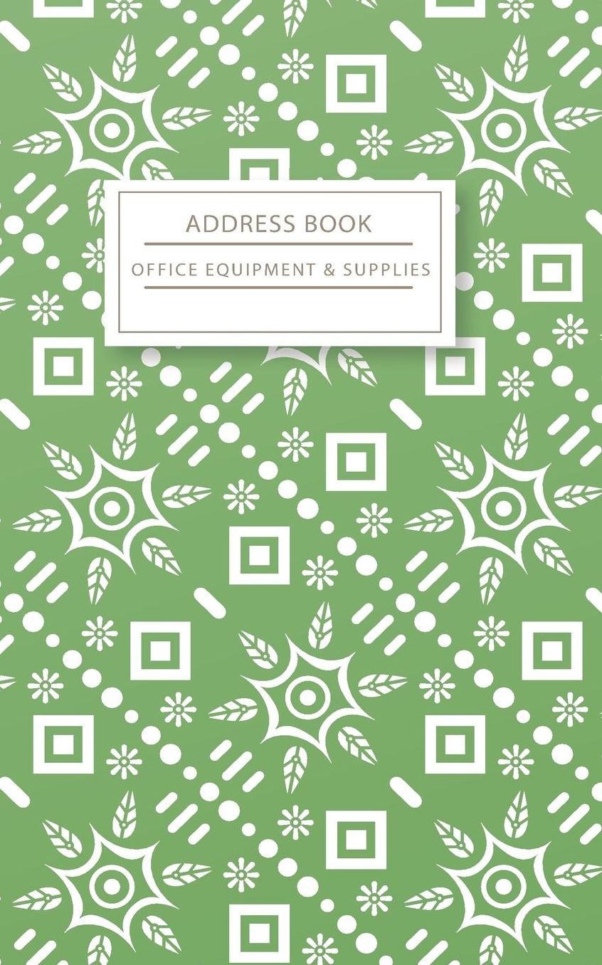 Address Book Office Equipment & Supplies: Decorative Patterns with Geometric Shapes Address Book for Contacts, Addresses, Phone Numbers, Emails Name, Street Address City State Zip Code, Home Phone, Cell Phone, Work Phone You Email .