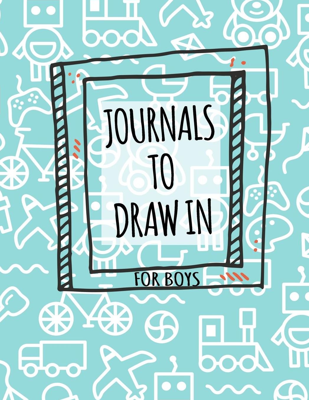 Journals To Draw In For Boys: Graph Paper Notebook