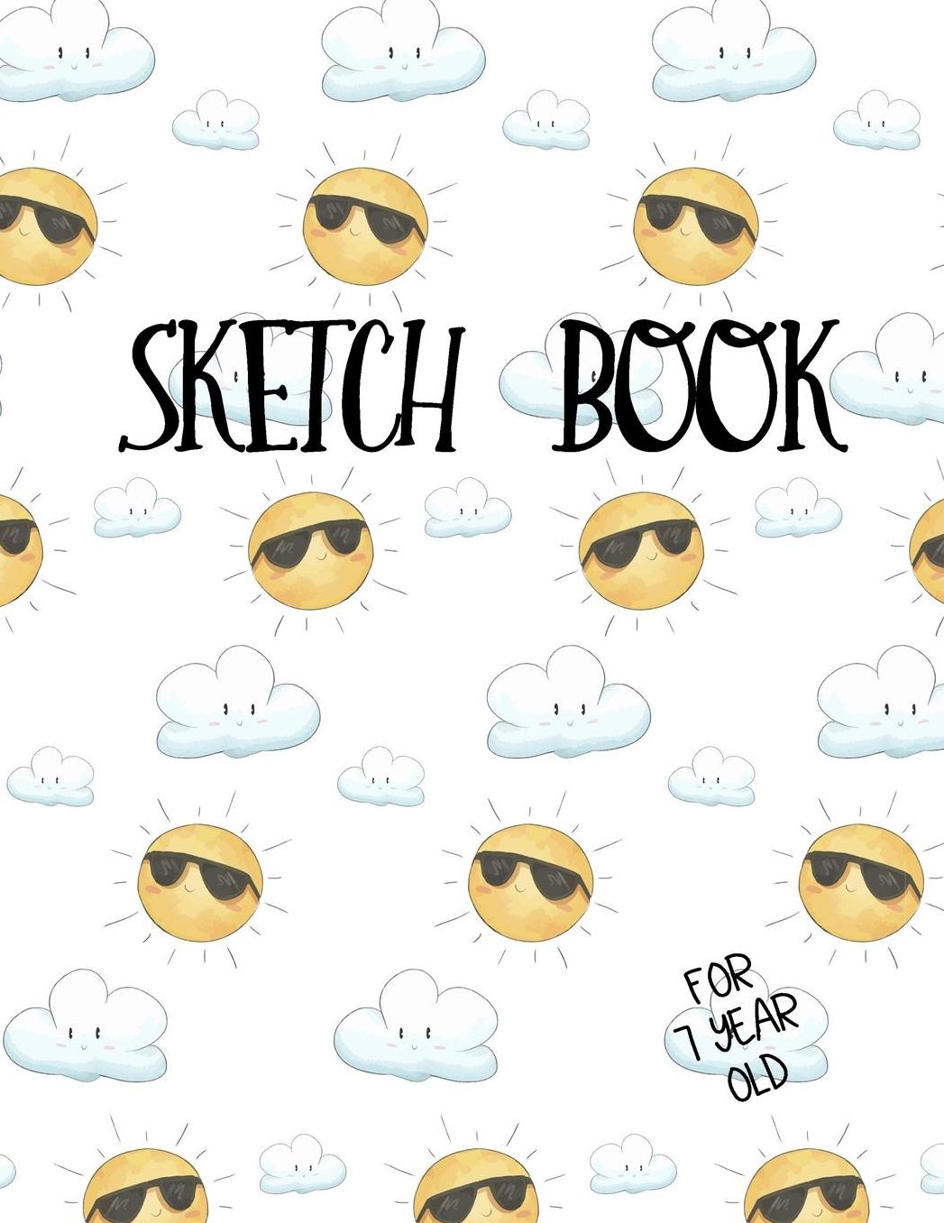 Sketch Book For 7 Year Old: Graph Paper Notebook