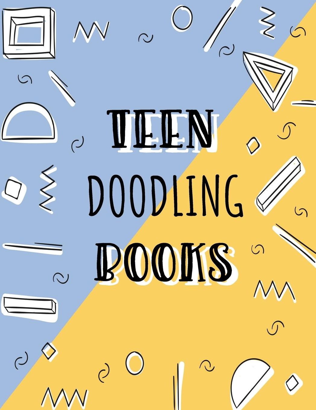 Teen Doodling Books: Graph Paper Notebook (1/4 Inch Squares)
