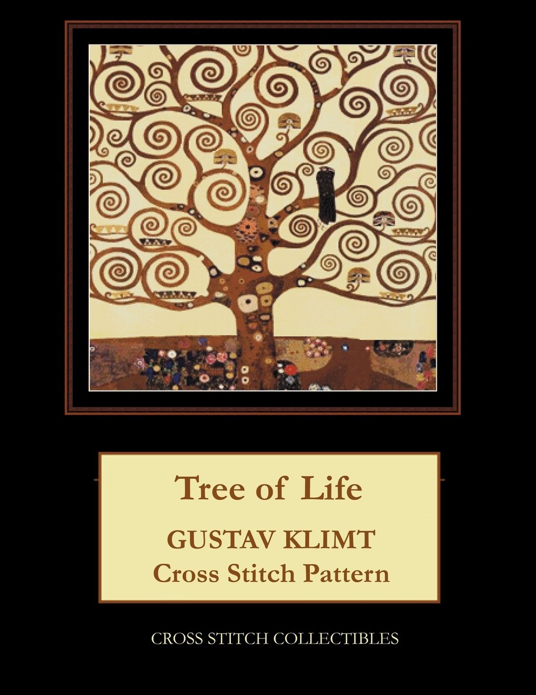 Tree of Life: Gustav Klimt cross stitch pattern