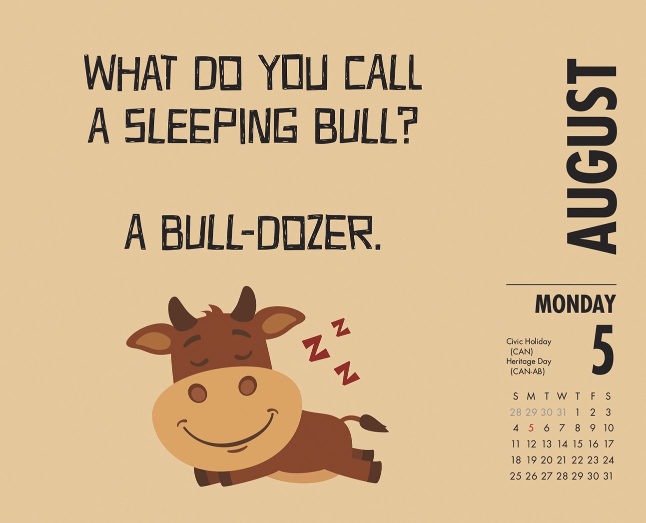 Bad Dad Jokes 2020 Box Calendar