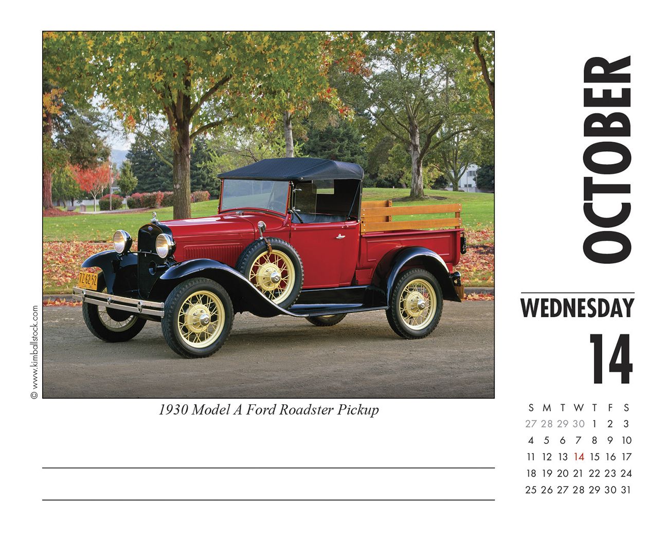Classic Cars & Trucks 2020 Box Calendar
