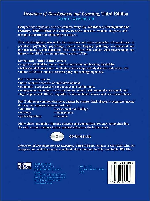 Disorders of Development and Learning