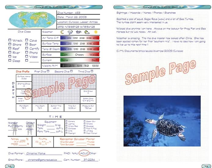 Diver's Log Book