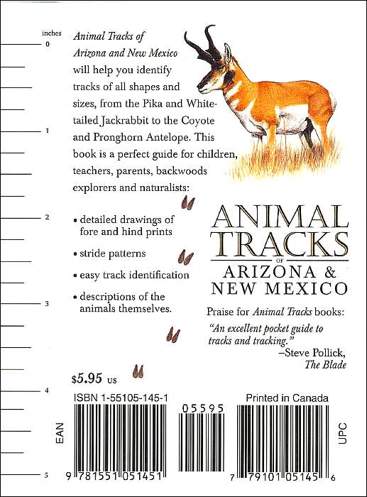 Animal Tracks of Arizona and New Mexico (Animal Tracks Guides Series)