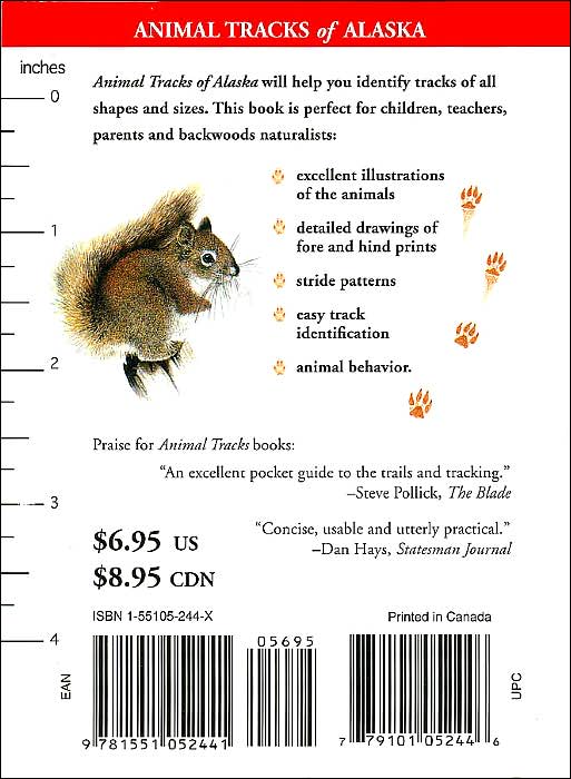 Animal Tracks of Alaska (Animal Tracks Guides Series)