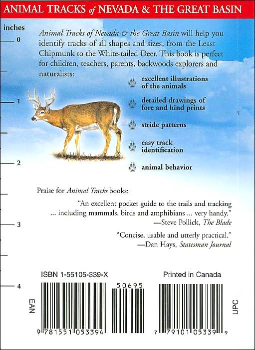 Animal Tracks of Nevada & The Great Basin (Animal Tracks Series)