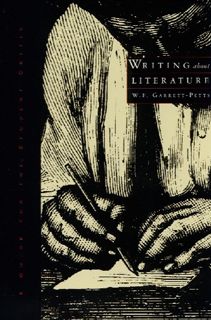 Writing about Literature