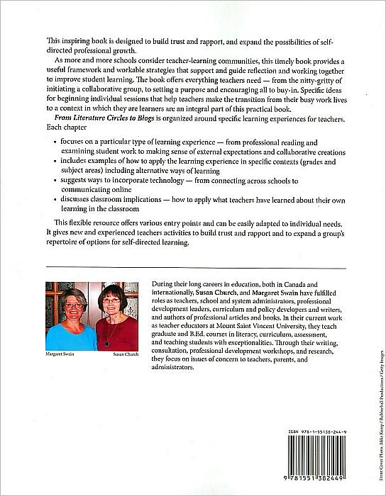 From Literature Circles to Blogs : Activities for Engaging Professional Learning Communities