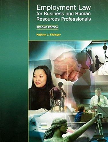 Employment Law for Business and Human Res....