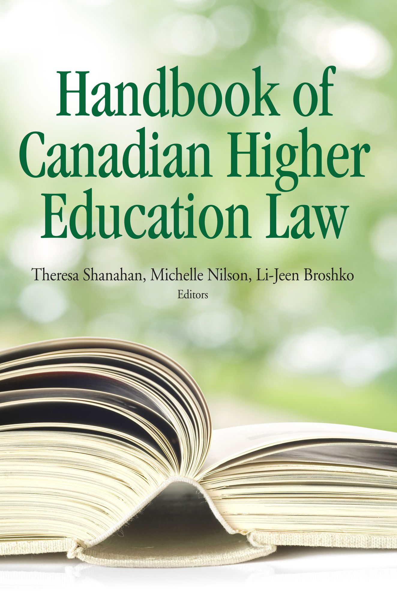 The Handbook of Canadian Higher Education