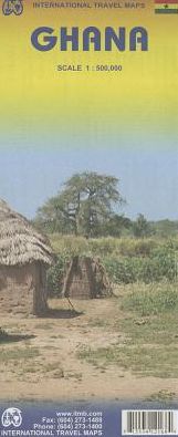 Ghana Travel Reference Map: 1:500,000