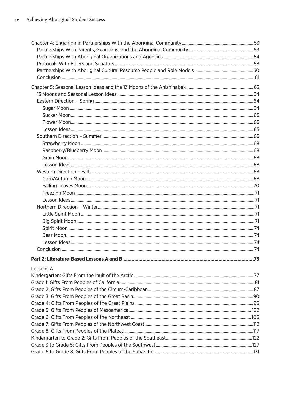 Achieving Aboriginal Student Success: A Guide for K to 8 Classrooms