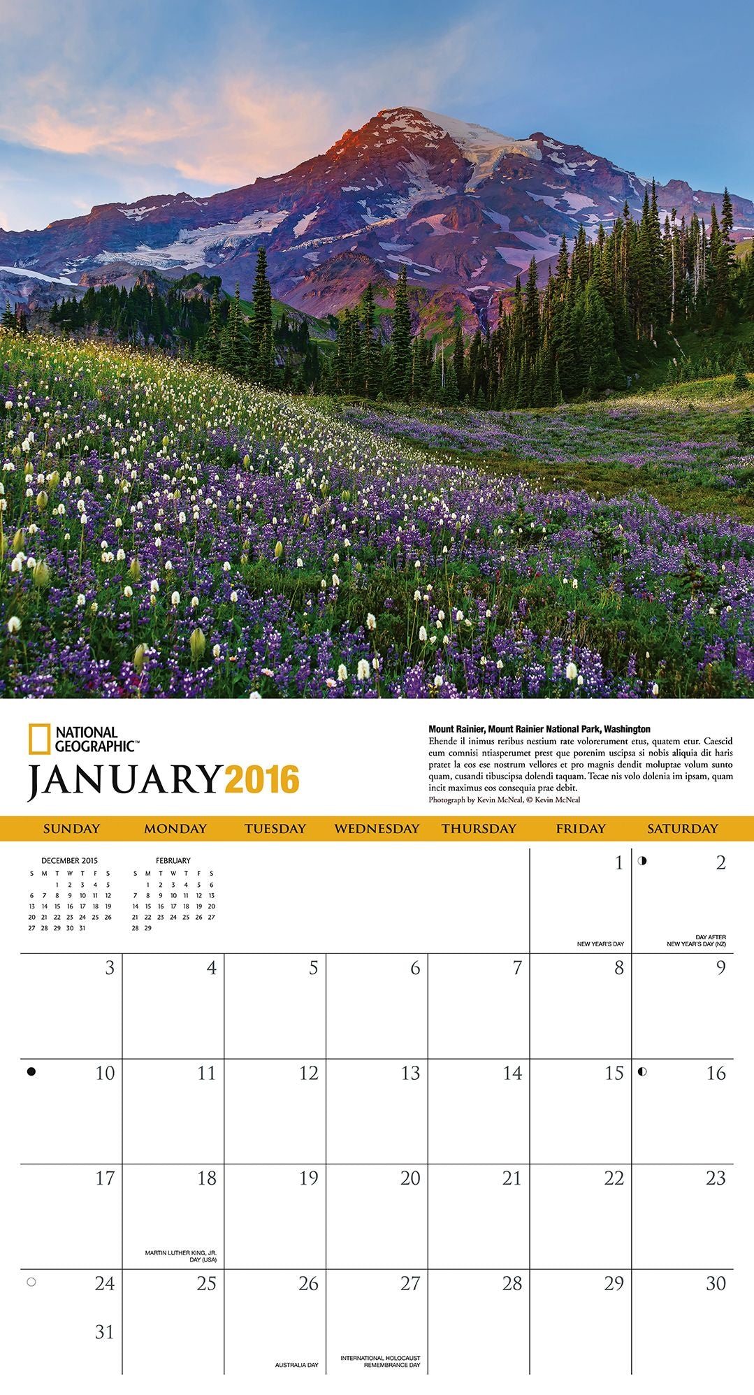 2016 American Landscapes Wall Calendar