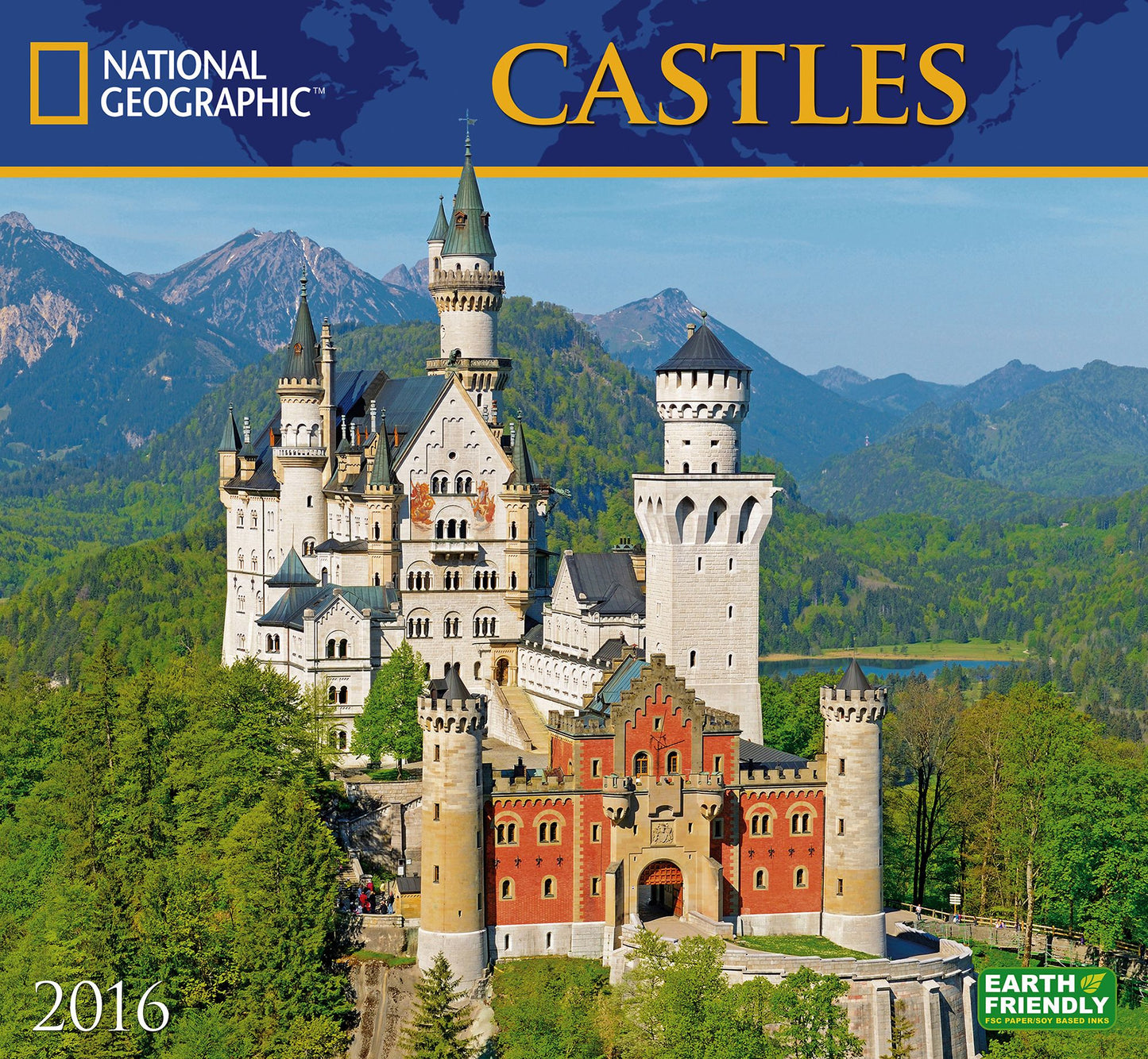 2016 Castles Wall Calendar