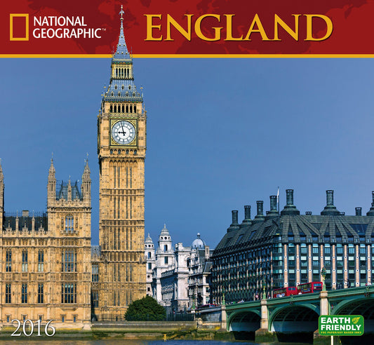 2016 England Wall Calendar