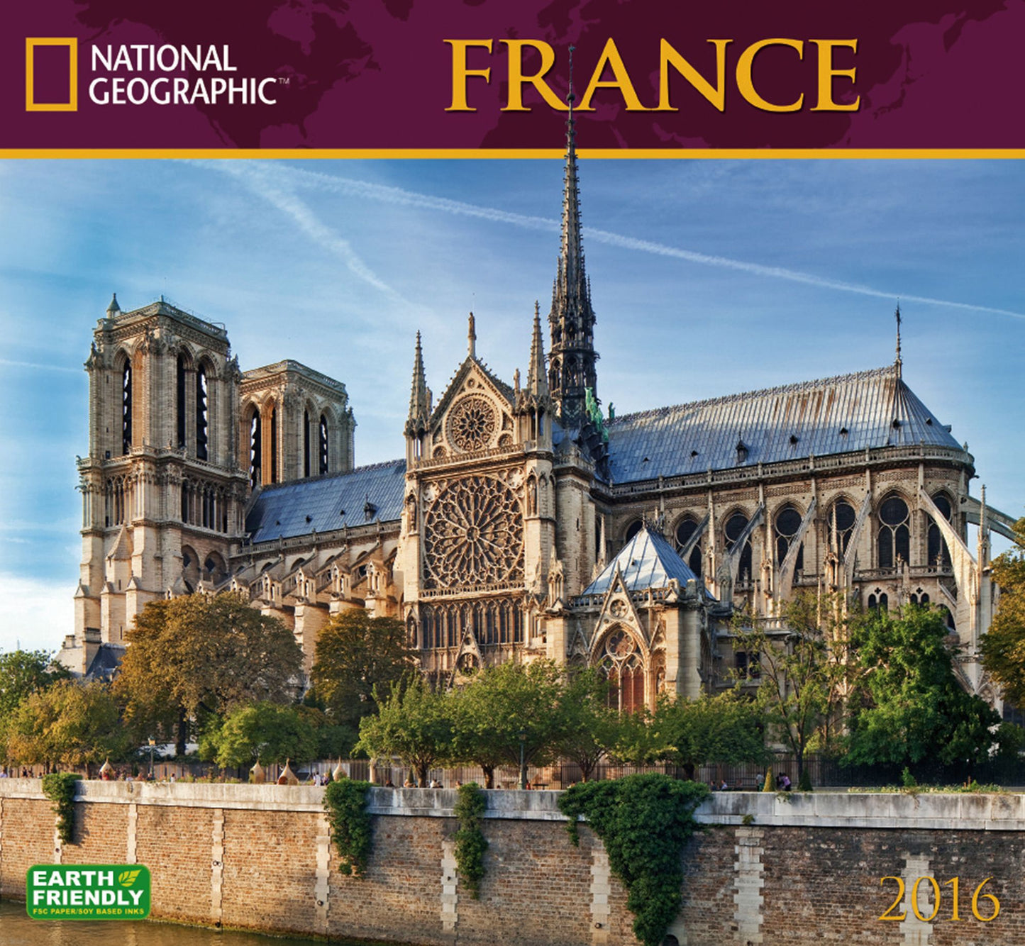 2016 France Wall Calendar