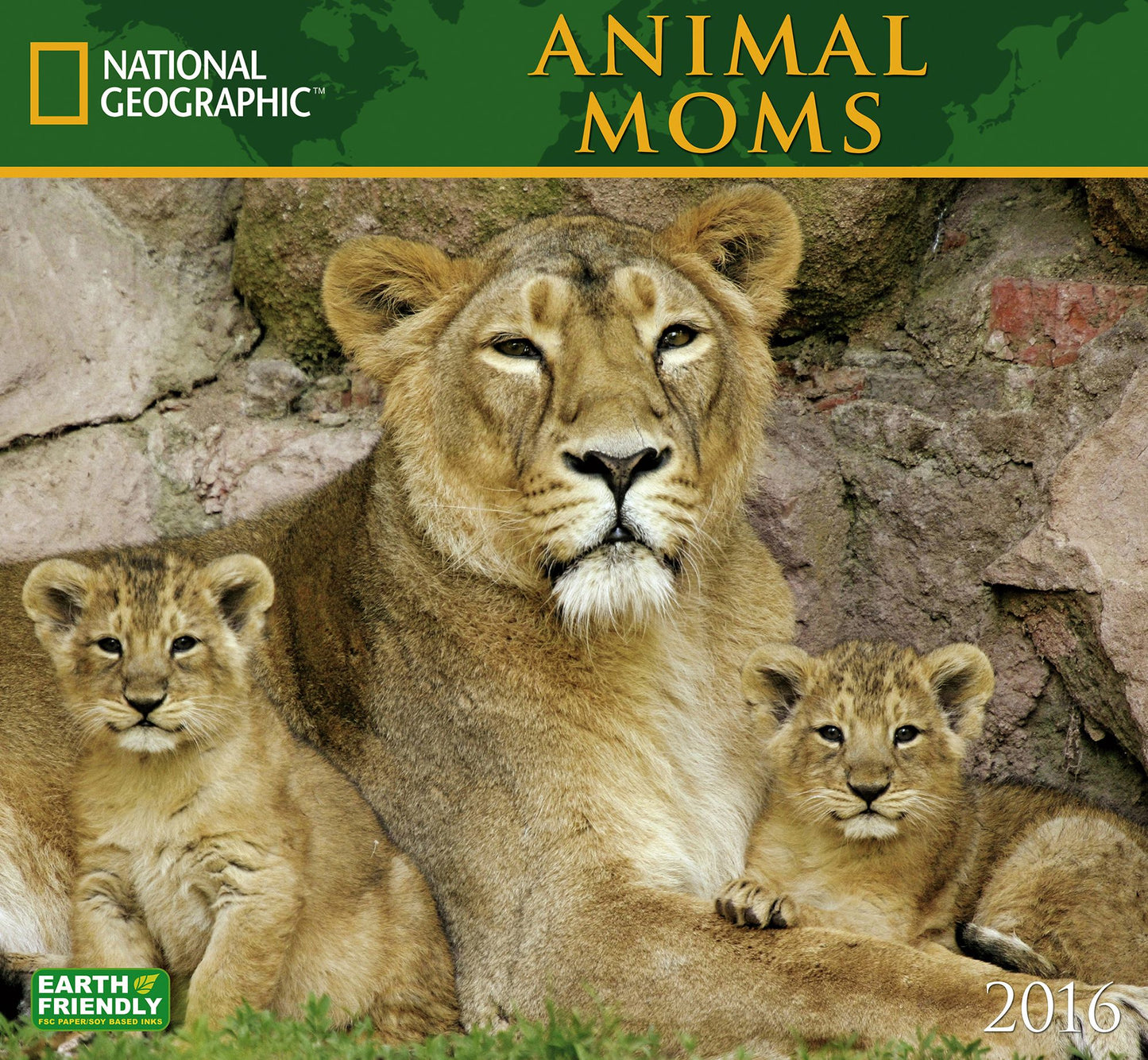 2016 Animal Moms Wall Calendar