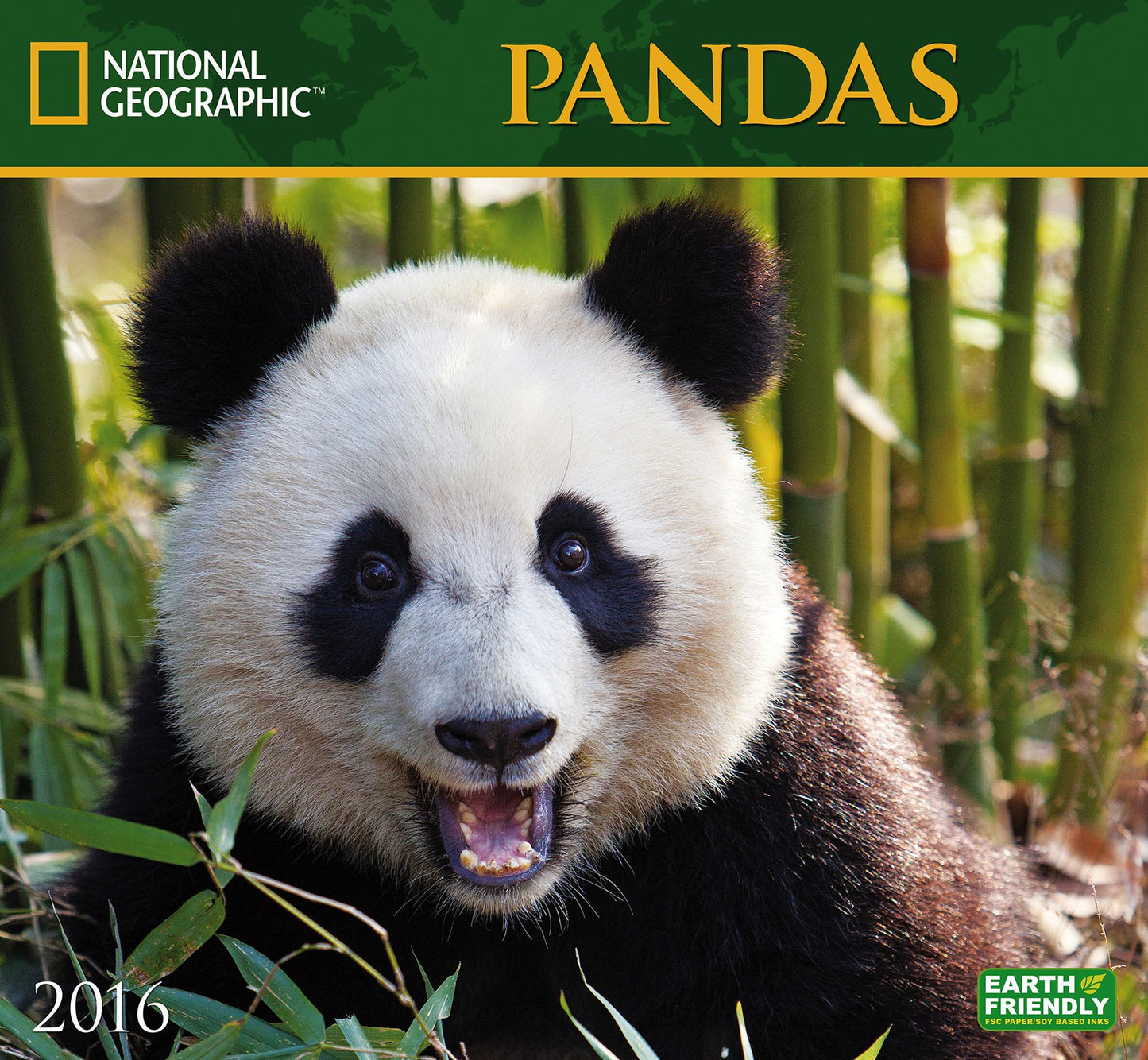2016 Pandas Wall Calendar