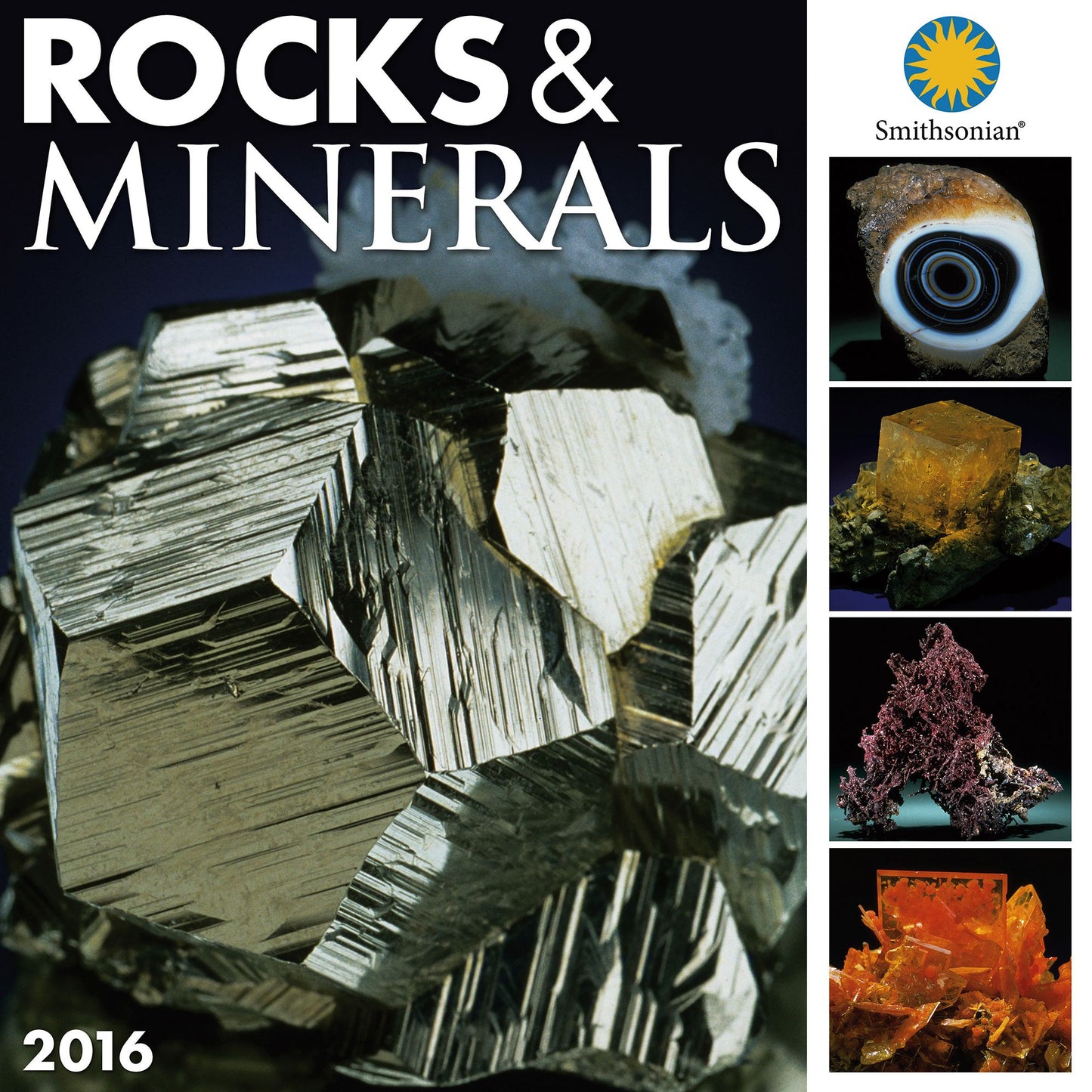 2016 Rocks and Minerals Wall Calendar
