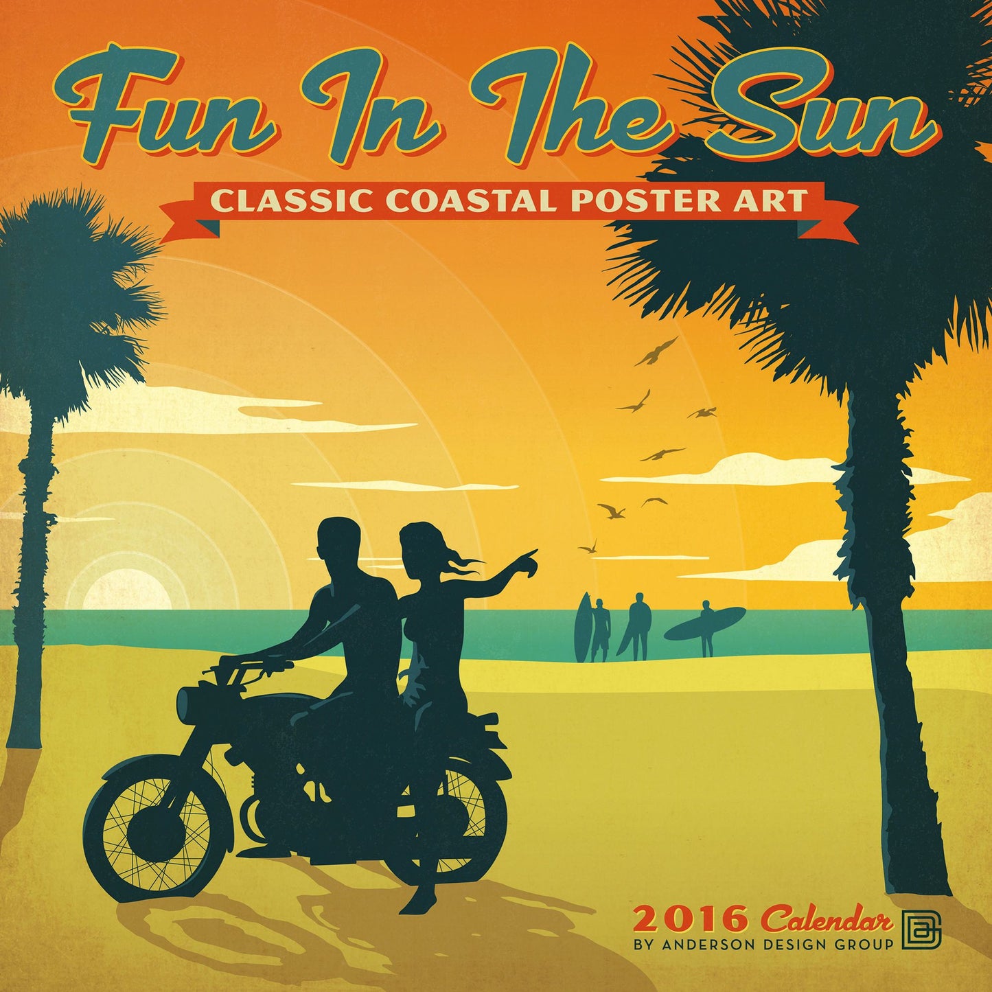 2016 Fun In The Sun Wall Calendar