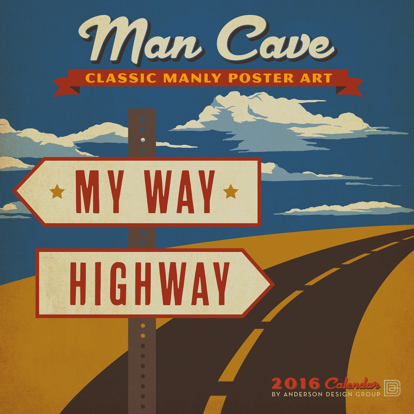 2016 Man Cave Wall Calendar