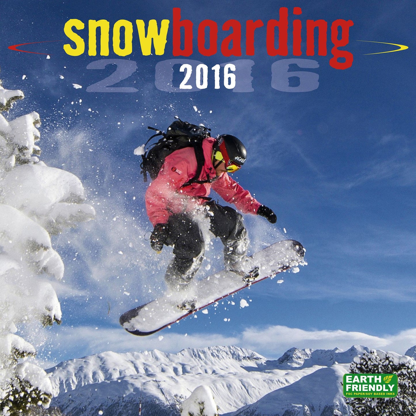 2016 Snowboarding Wall Calendar