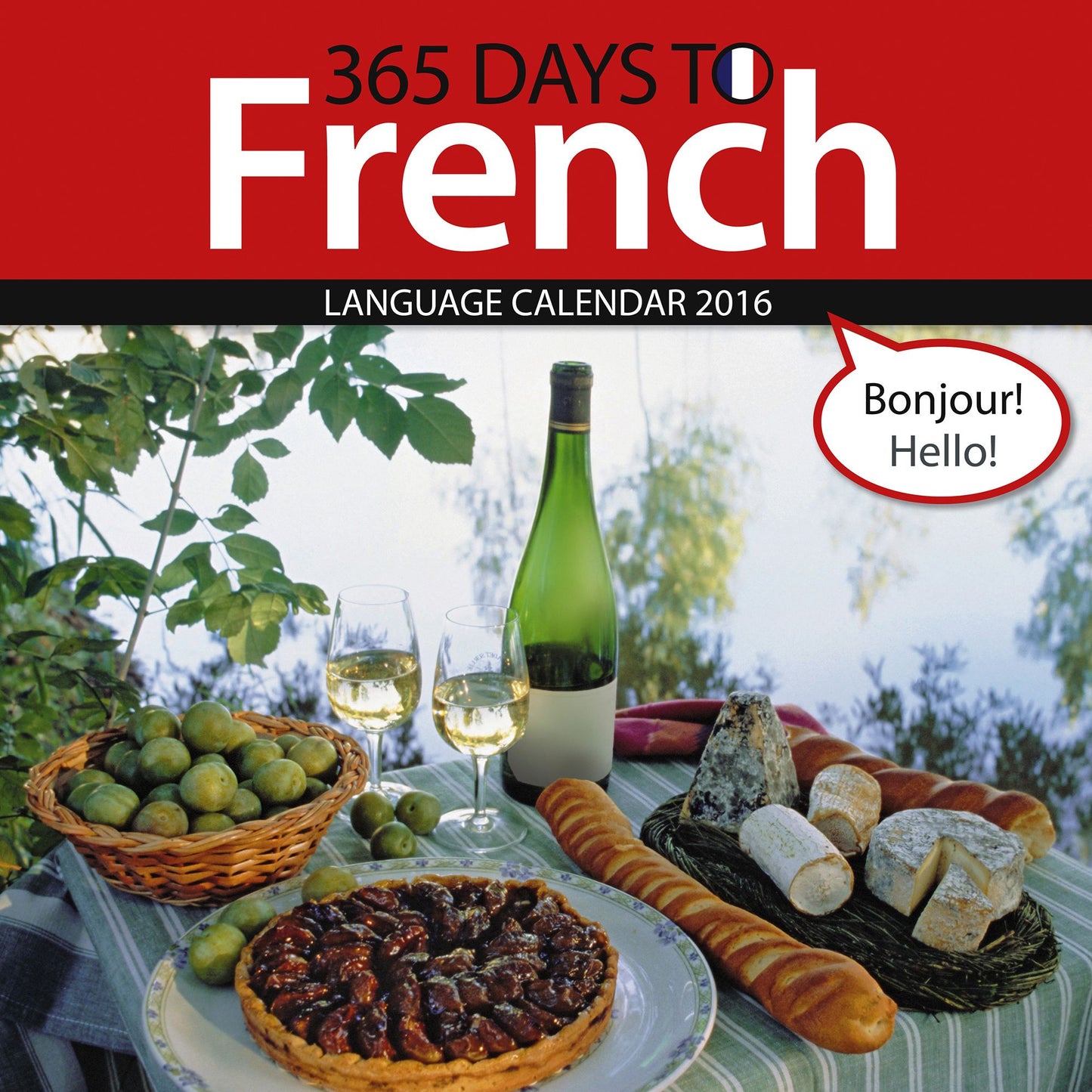 2016 365 Days to French Wall Calendar