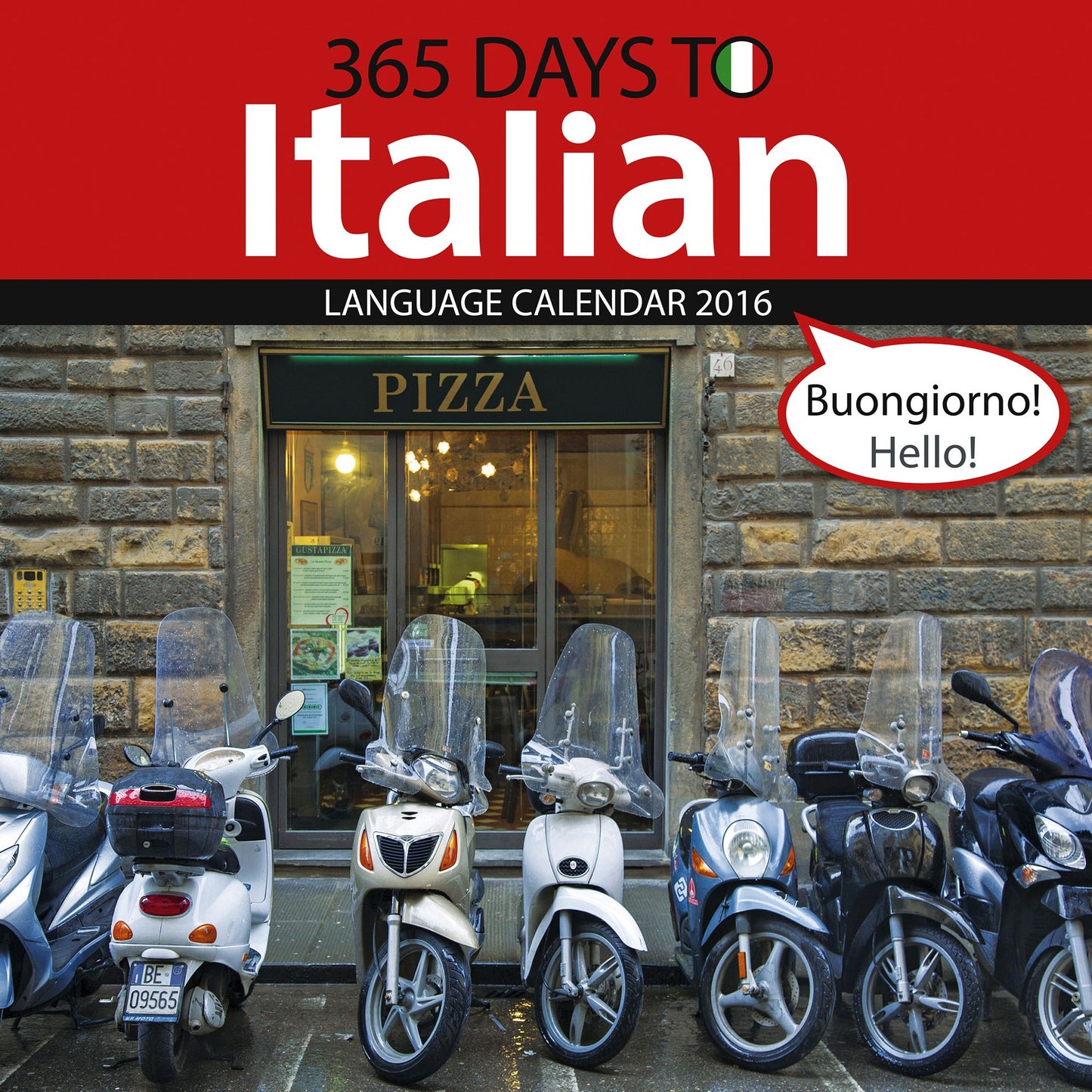 2016 365 Days to Italian Wall Calendar