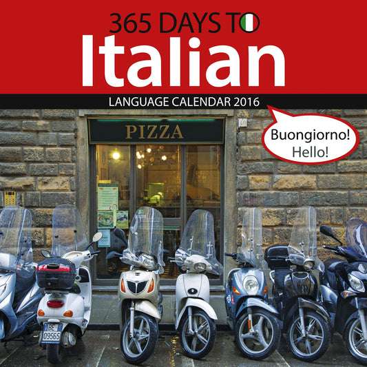 2016 365 Days to Italian Wall Calendar