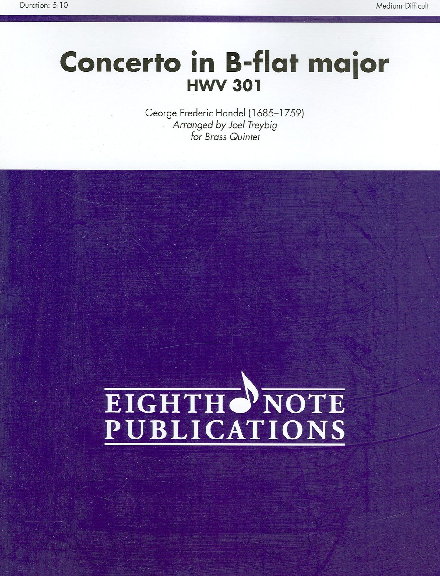 Concerto in B-flat Major HWV 301: Score & Parts
